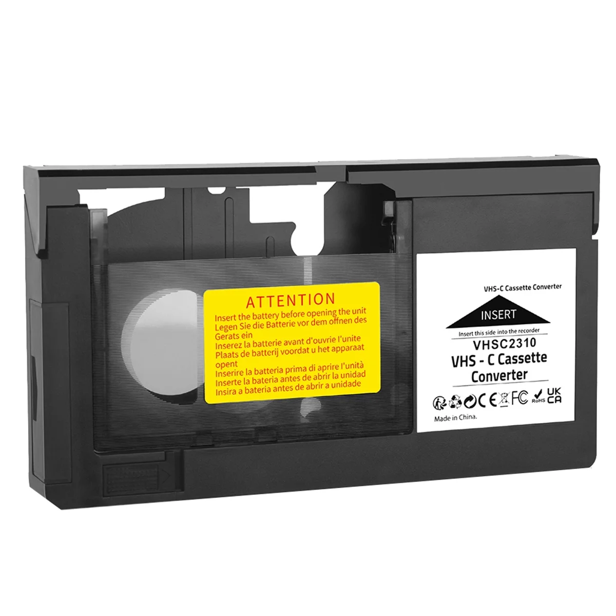 VHS-C кассета конвертер для JVC RCA Panasonic VHS в VHSC SVHS-C адаптер не 8 мм/MiniDV/Hi8