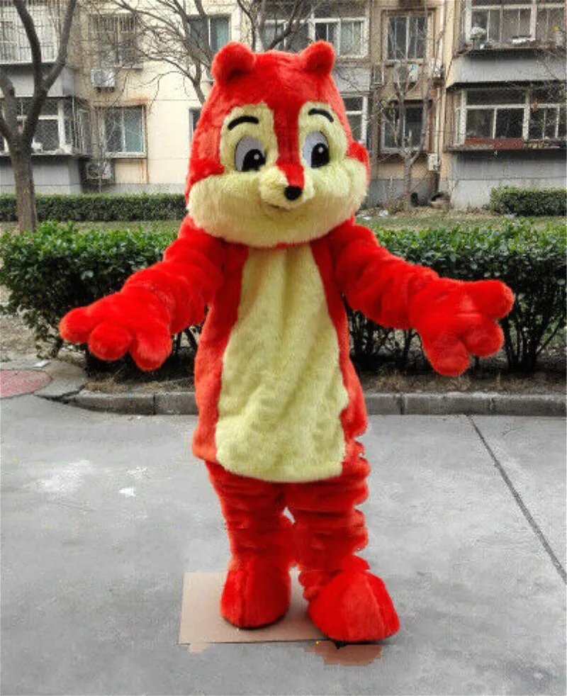 Squirrel Mascot Costume Furry Suit Cosplay Party Game Dress Cartoon Outfits Halloween Adult Customize Size Kid Birthday Party