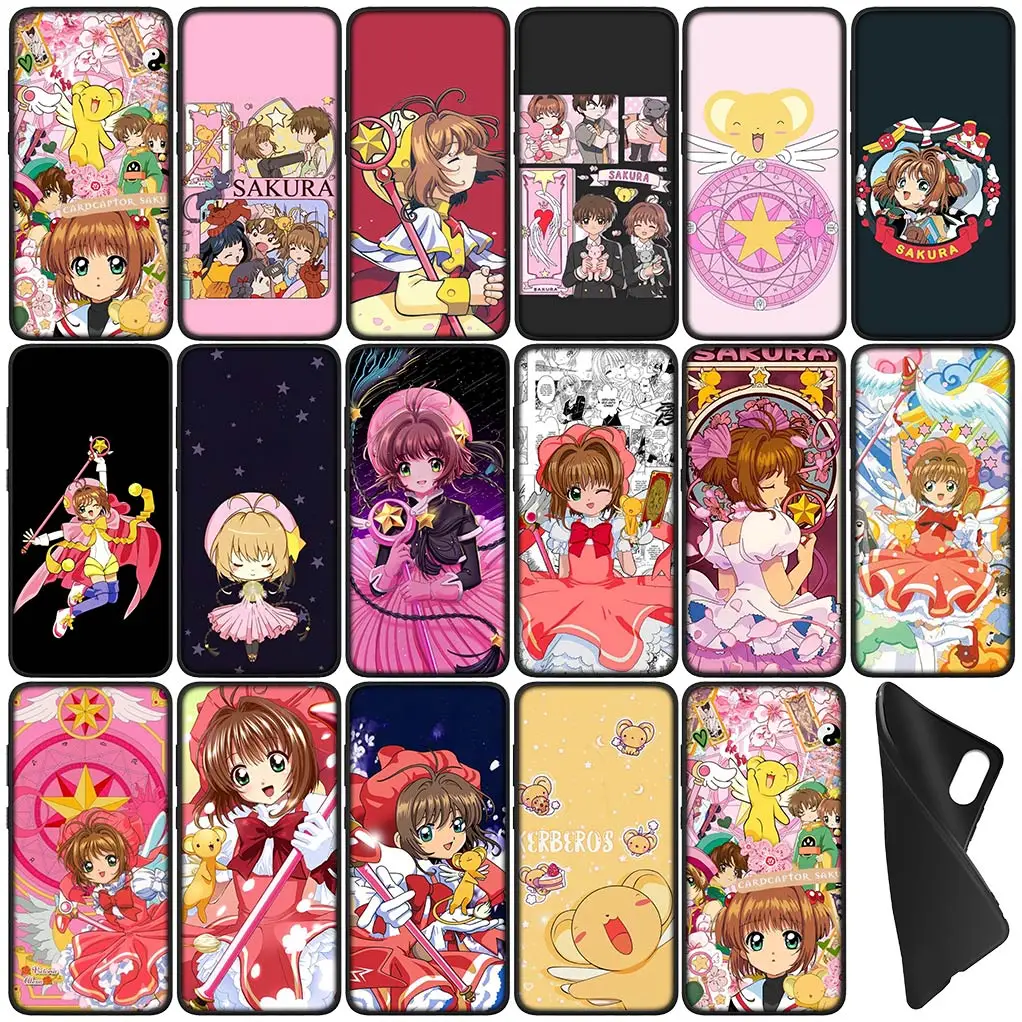 Cardcaptor Kinomoto S-Sakuras Phone Cover Casing for Xiaomi Redmi Note 9 8 11 Pro 4G 5G 9S 11S 9A 9C NFC 9T 8A Soft Case