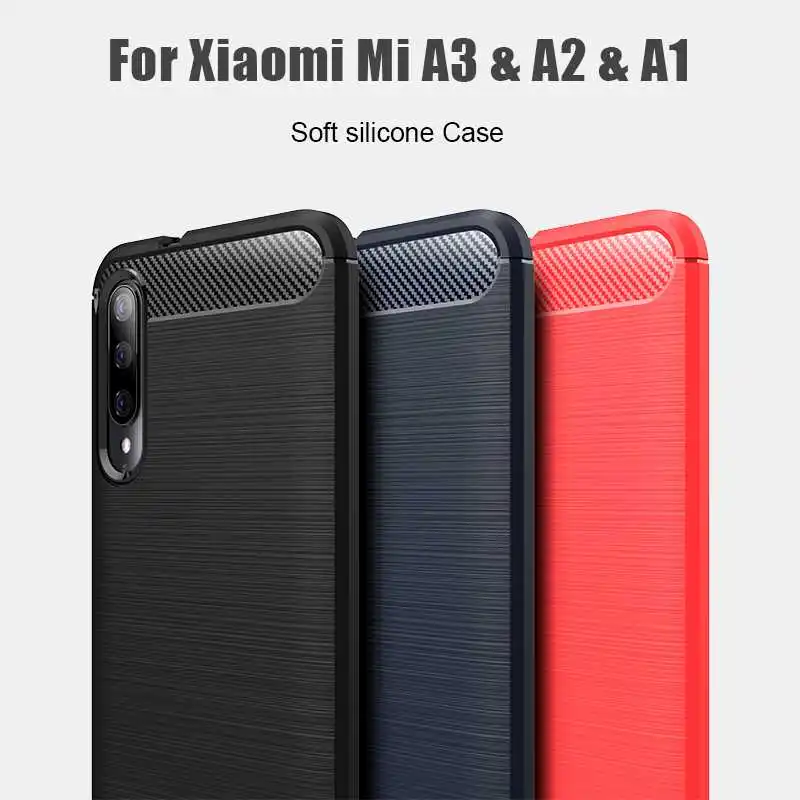 

Katychoi Shockproof Soft Case For Xiaomi Mi A3 A2 6x Lite A1 5x Phone Case Cover