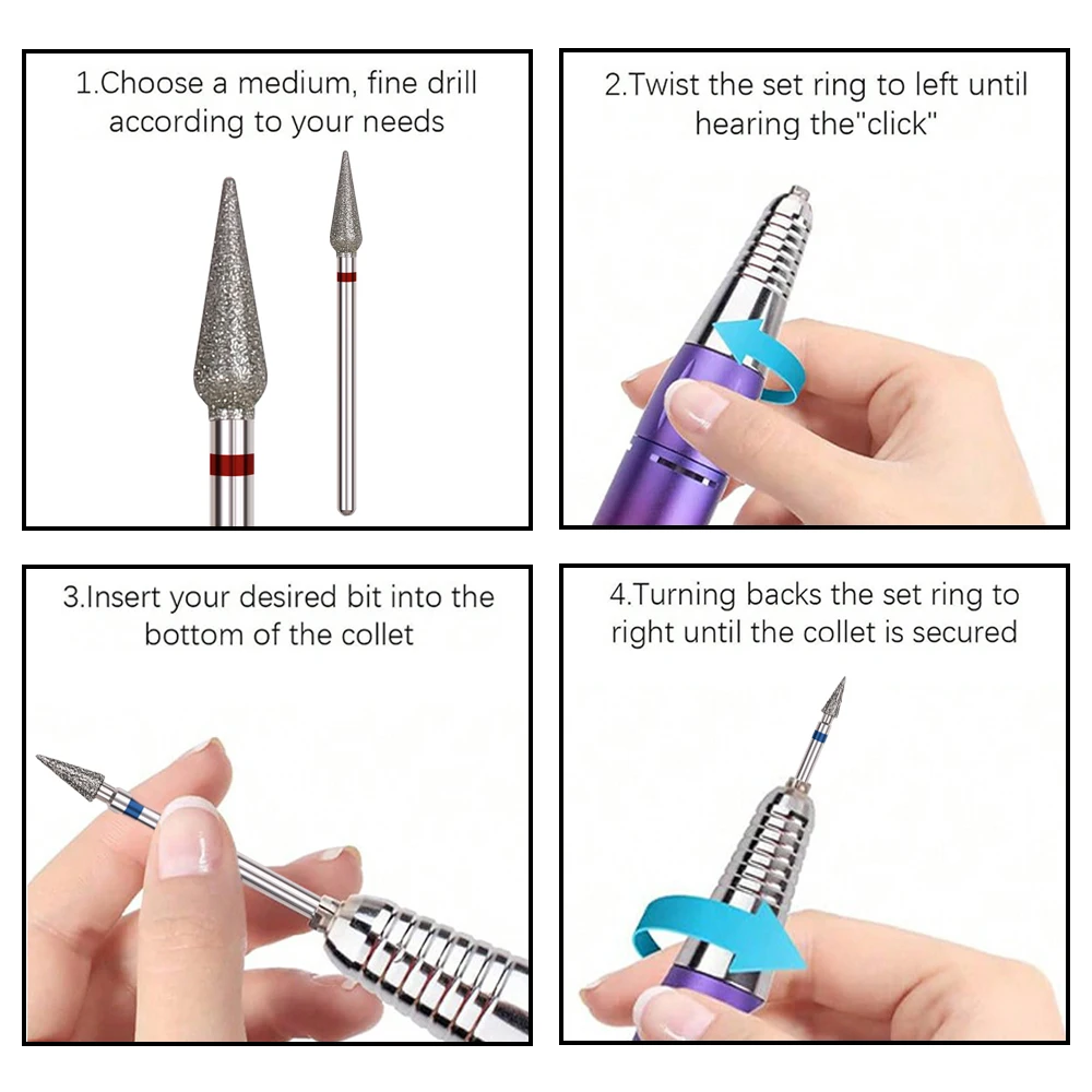 Сверло из карбида вольфрама для педикюра и маникюра