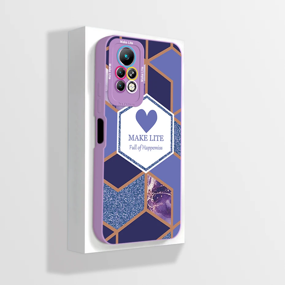 Чехол для Infinix Note 11 Pro X697 Женский Мягкий Силиконовый противоударный тонкий