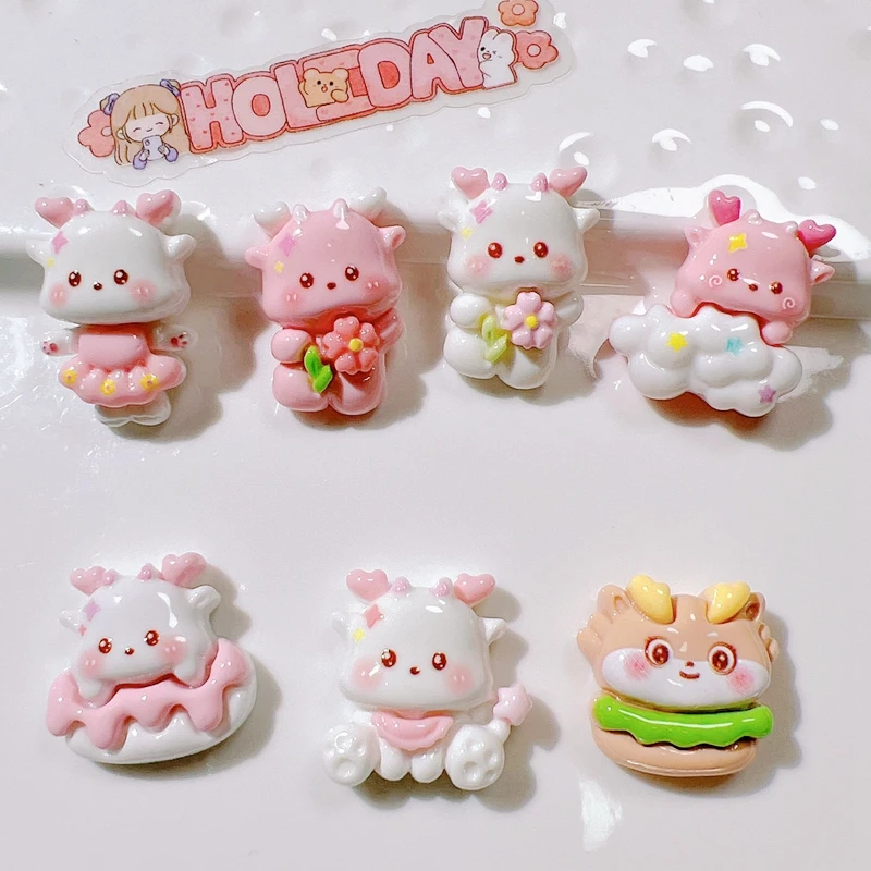 10 шт. новые милые Мультяшные животные маленький олень дракон детская серия