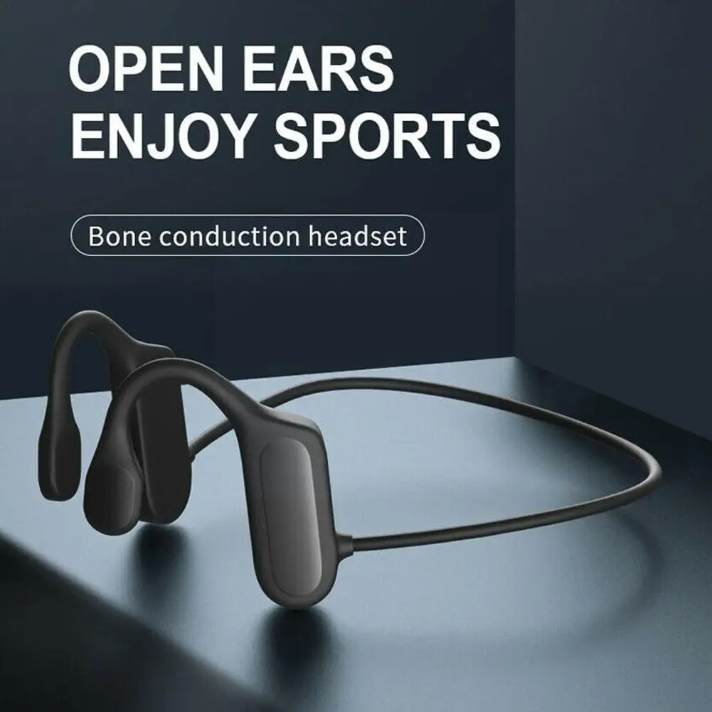 Waterproof Noise Reduction Bone Conduction Headphones Sports Headset Stereo Bluetooth Earphone Run Hand-free Wireless Micro G0l5