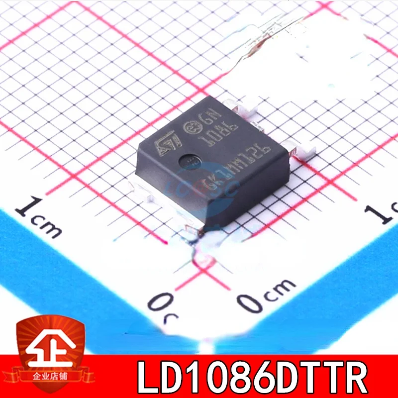 10 шт. новые и оригинальные LD1086DTTR трафаретная печать: 1086 TO252 низкий выпадающий регулятор регулируемый ADJ LD1086DTTR TO-252 1086