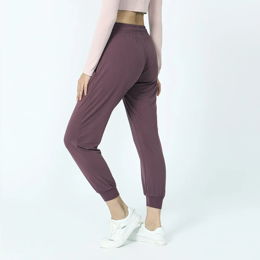 Women Sports Pants Breathable Lightweight Loose Fitness Training Leggings Jogger Haren Trousers For Yoga