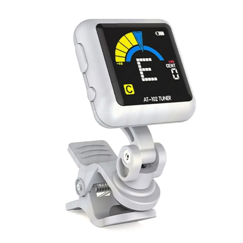 Профессиональный гитарный тюнер с клипсой универсальный цифровой для гитары