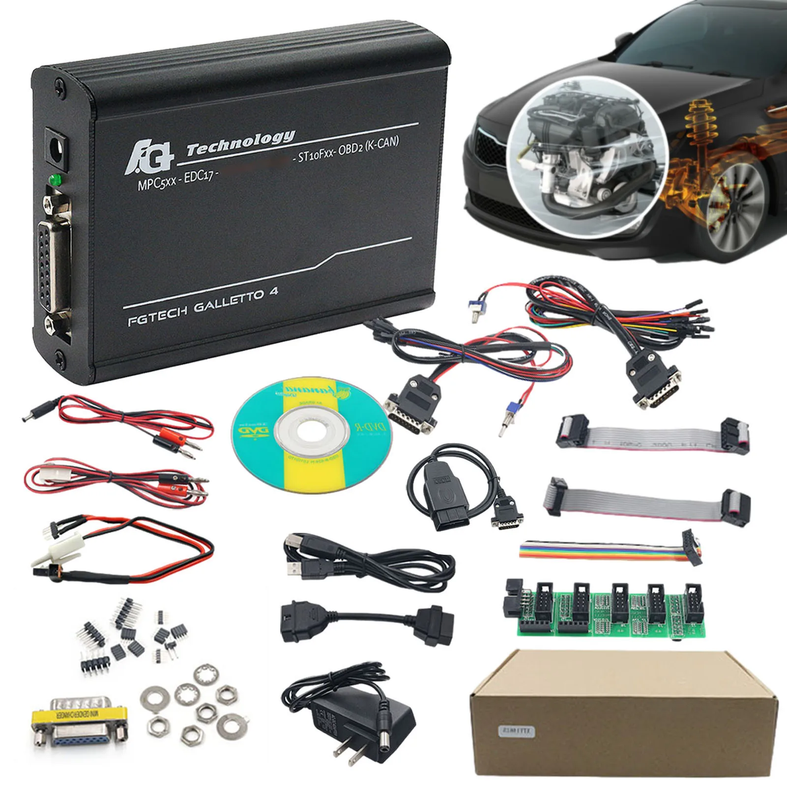 

Профессиональный автомобильный программатор FGTech V54, европейская версия, поддержка функции Tricore, Fg Tech V54, чип для тюнинга автомобиля, Checksum