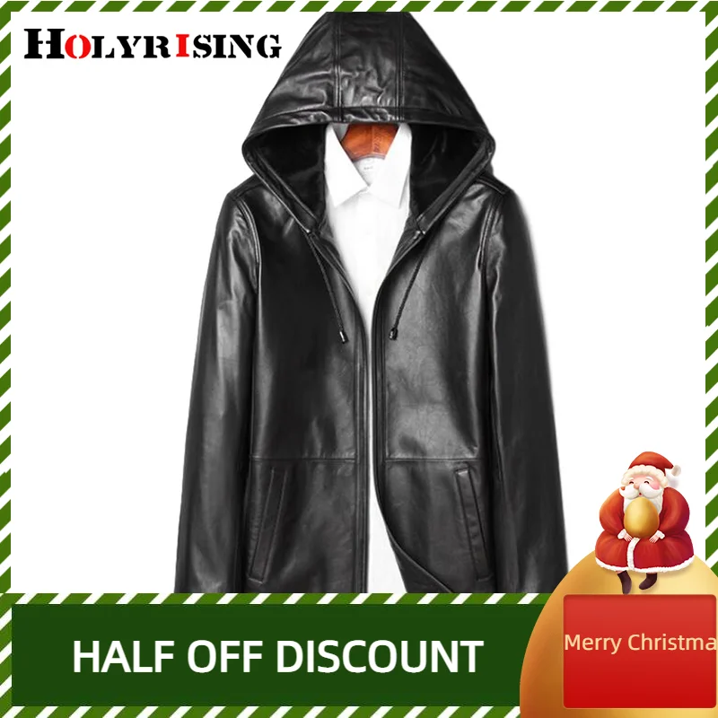 

Кожаные мужские куртки, пальто из натуральной овечьей кожи, стандартное повседневное мужское кожаное пальто на все сезоны 19359