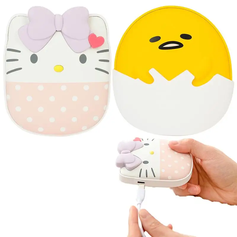 

Anime Cartoon SanriohelloKitty Gudetama Warm Home Hand Warmer Wireless Mobile Phone Charging Treasure Gift Toy