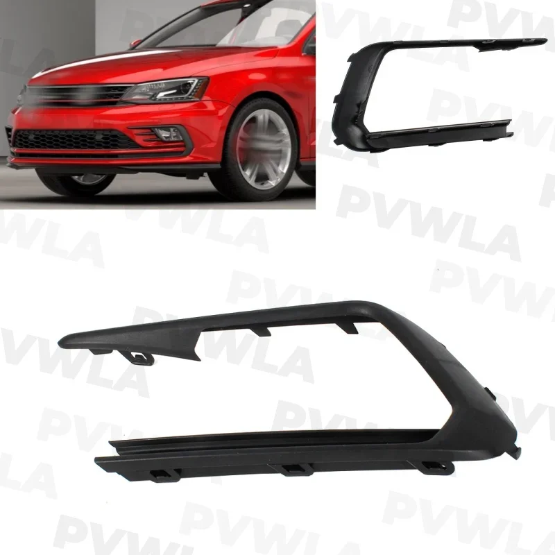1 шт. левая боковая решетка противотуманной фары для VW Jetta GLI 2015 2016 2017 2018 5C 6853665 Г