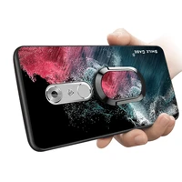zte axon 7s case luxury 5 5 inch with ring magnetic function soft silicone funda for zte axon 7s cover