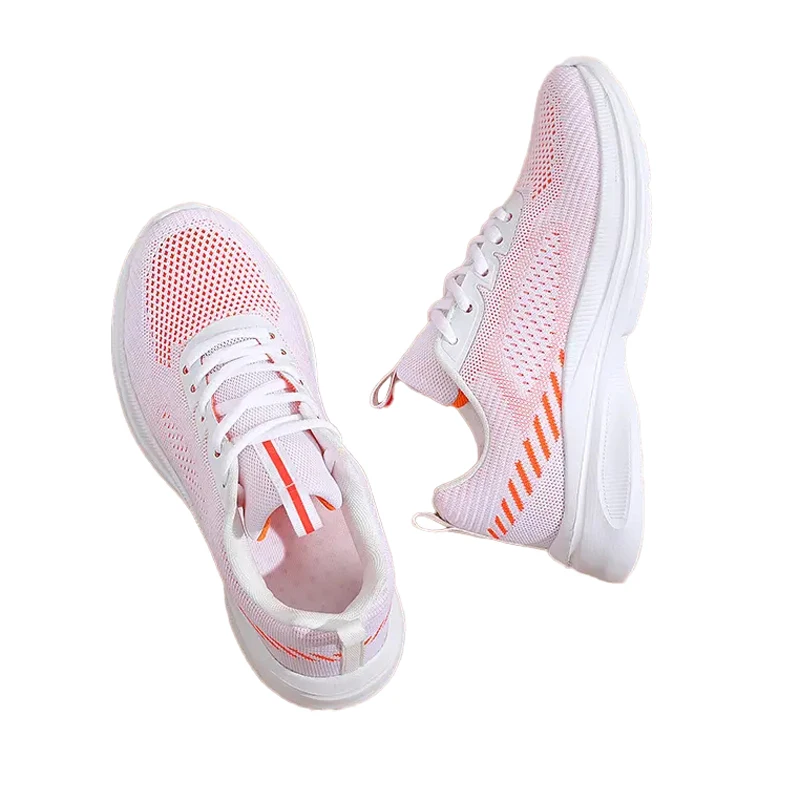 

Benboy Hot sale fashion fly woven Light Comfort Running Shoes Flat Casual Walking Sport Ladies Sneakers Tennis Sports Shoe 35-41