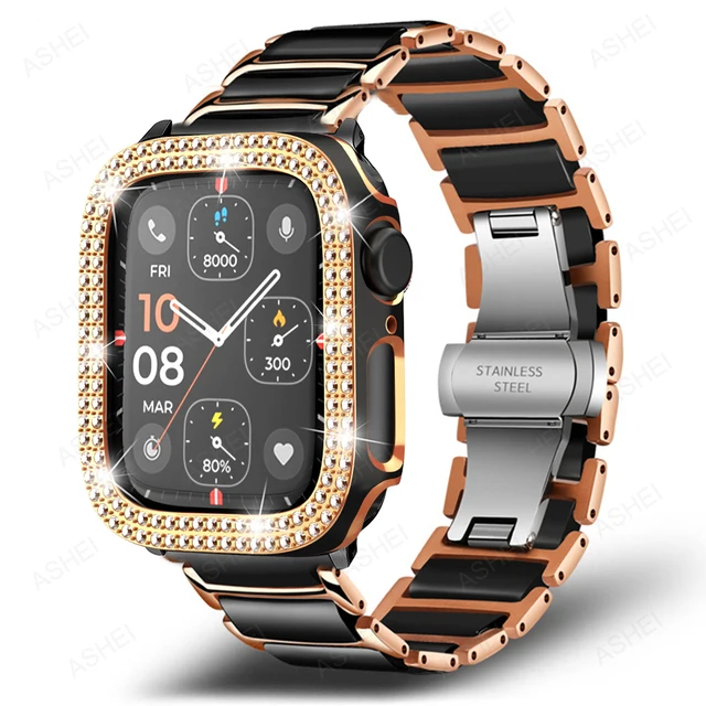 2pcs for apple watch band + case 40mm 
