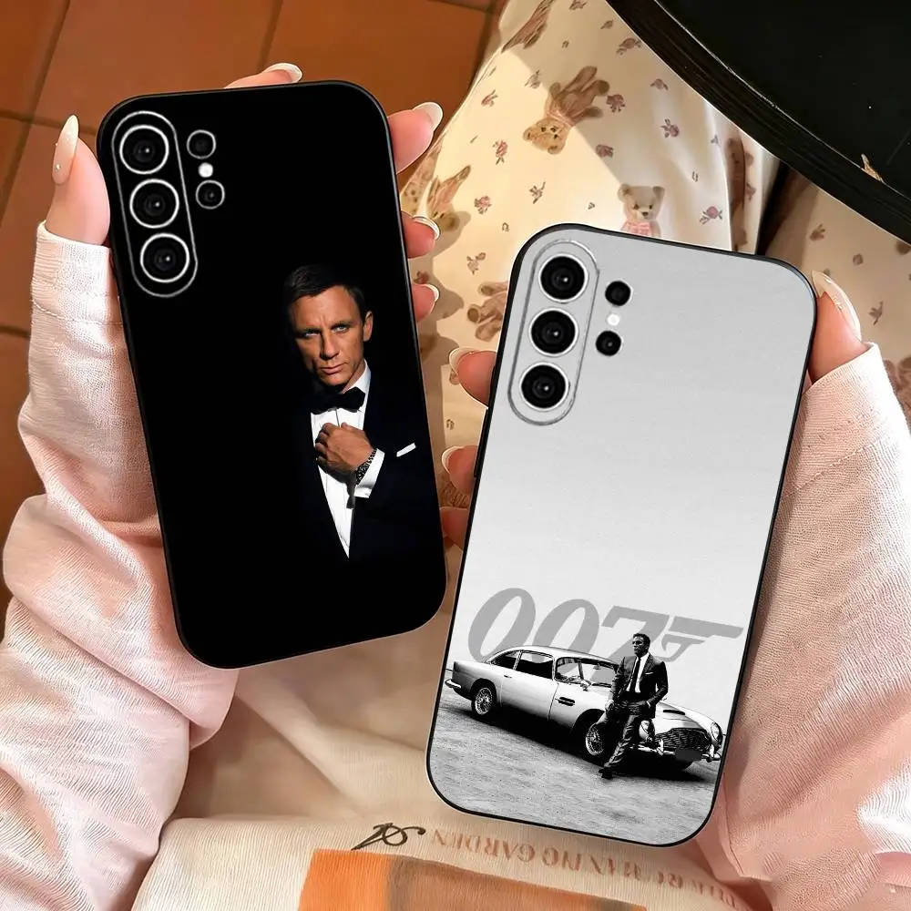 Фото Чехол для телефона 007 Джеймс Бонд для Samsung S25, S24, S21, S22, S23, S30, Ultra, S20, Plus, FE, Note, 10, 9, 5G, черный №1