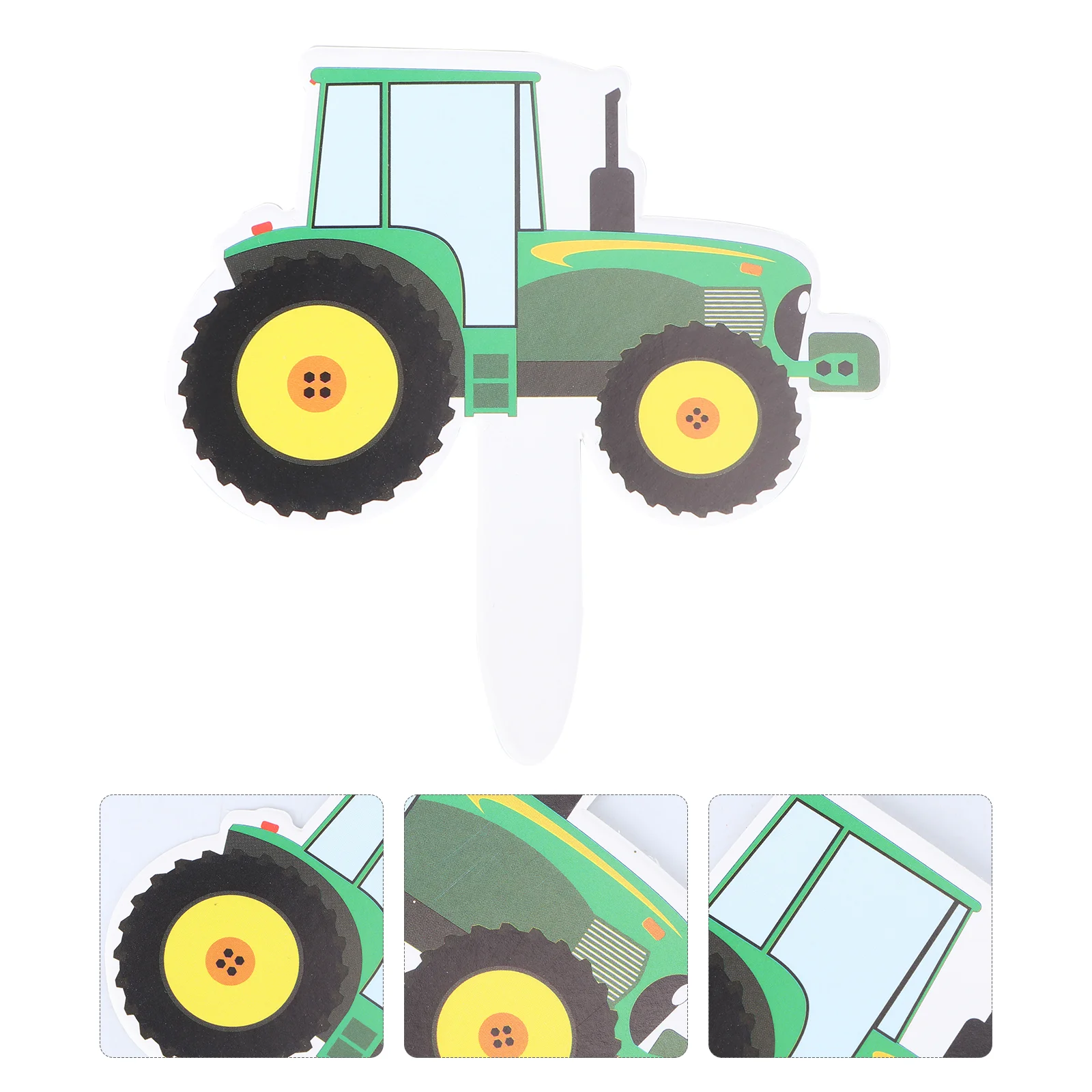 

42 Pcs Tractor Cake Picks Toppers Para Comida Car Cake Picks Toy Truck Tractor Toy Excavator Greenery Decor