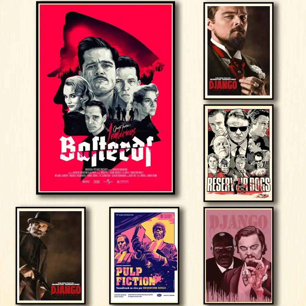 

42Style Choose Quentin Tarantino Movie Art Print Silk Poster Home Wall Decor