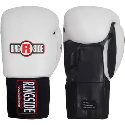 

Tech Hook And Loop Sparring Boxing Gloves 16 oz White