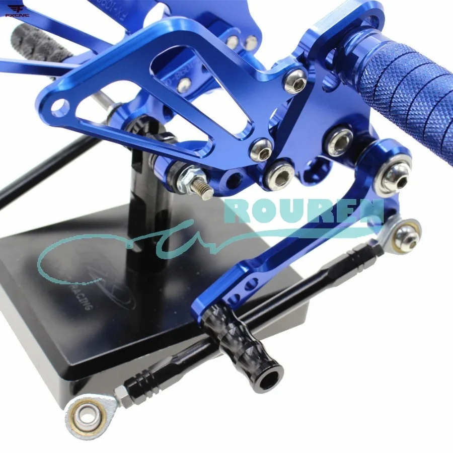 

CNC Rear Set Stand Footpegs Motorcycle Rearset Footrest Foot Pedal Pegs for Ducati 1098 1098s 1198 848 EVO Shift Lever Bracket