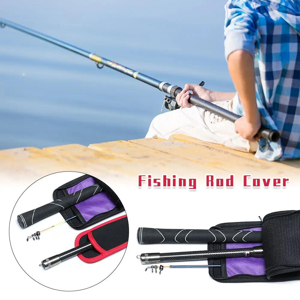 

Hot Anti-slip Resistant Thicken Storage case Protector Bag Fishing Rod Cover Sleeves Pole