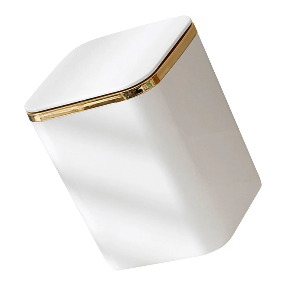 

Can Trash Garbage Bin Desktop Wastebasket Mini Waste Wall Car Mounted Countertop Desk Basket Container Hanging Dustbin Rubbish