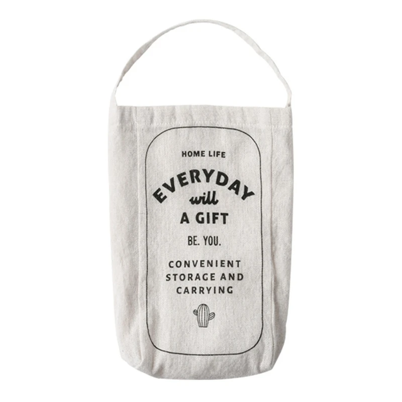 

Простой съемный мешок для мусора в скандинавском стиле, кухонные подвесные мешки для дома R7UB