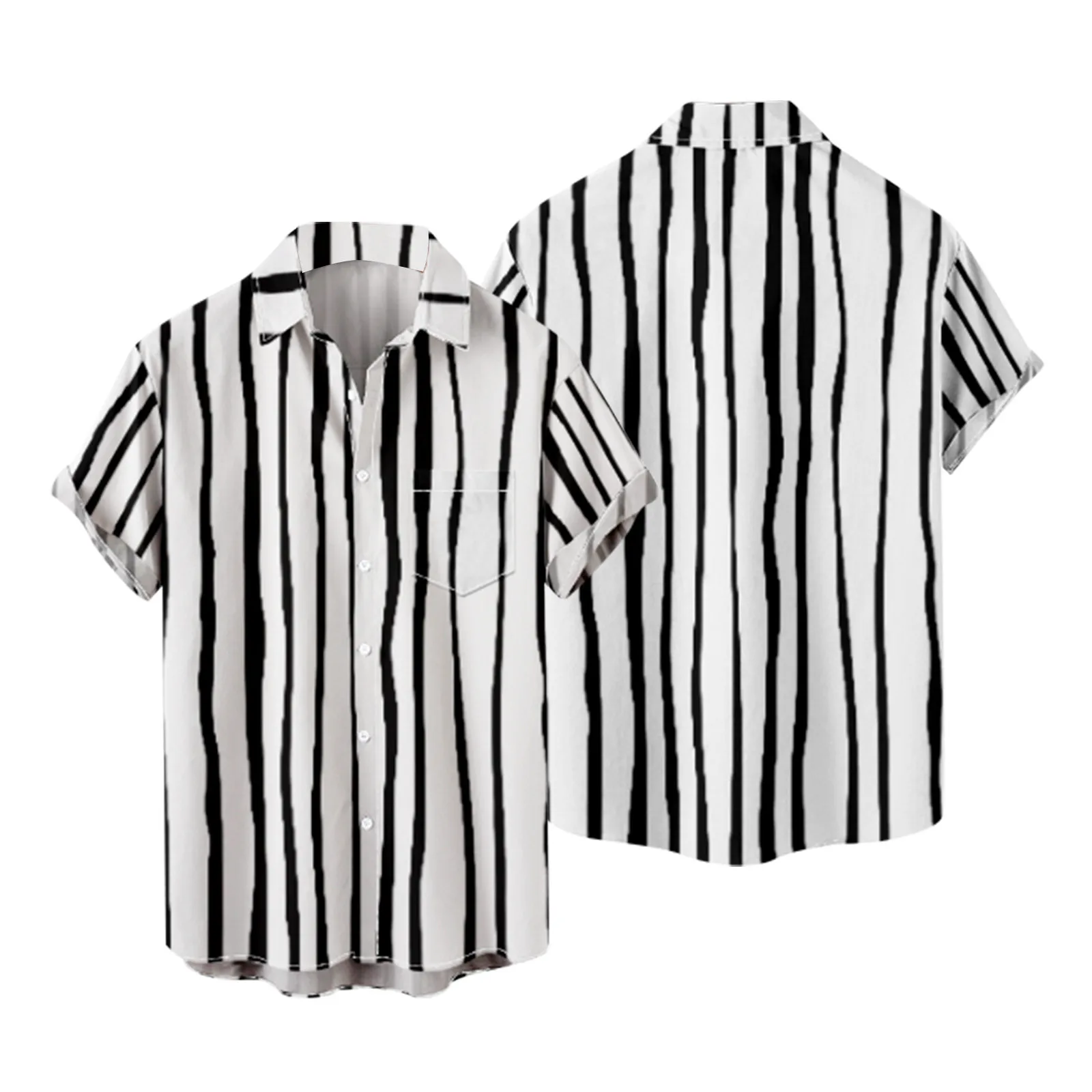 

Мужская Модная и удобная рубашка с 3D Цифровым принтом, с пряжкой, отворотом и коротким рукавом, Мужское боди для взрослых