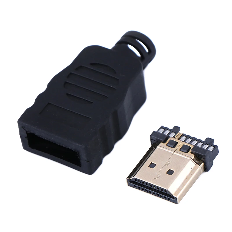

Высококачественный Штекерный разъем HDMI с коробкой, 1 шт.