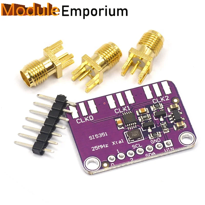 SI5351, модуль генератора тактовых сигналов Si5351A, высокочастотный генератор прямоугольных сигналов