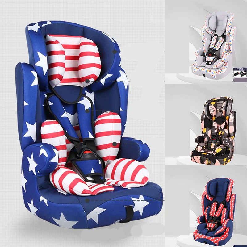 

Lightweight Children Car Seat Folding Baby Safety Seat Adjustable Kids Car Seat Comfortable Car Child Safety Seat