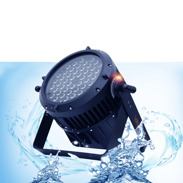 

IP66 outdoor waterproof stage dj event wedding 54x3w rgbw flat led par light