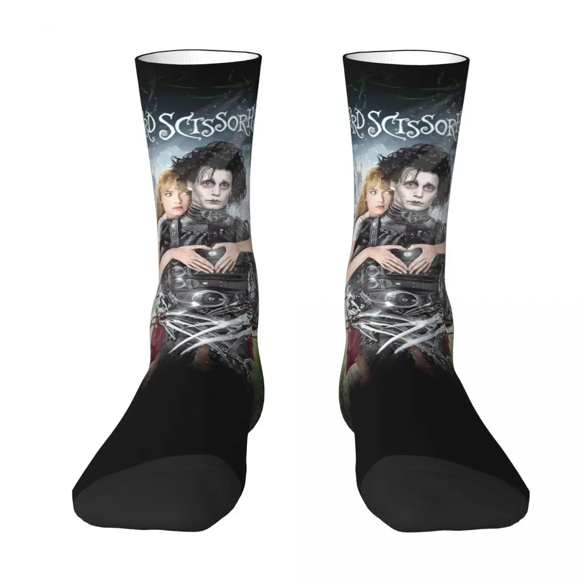 Унисекс Эдвард Руки-ножницы Одежда Носки Уютные носки Мягкие для повседневной