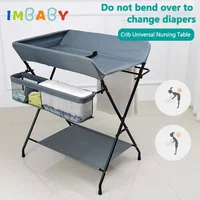 IMBABY Baby Changer Table Portable Changing Table Multifunction Newborn Baby Changing Mat Table Foldable Diaper Changes Cover