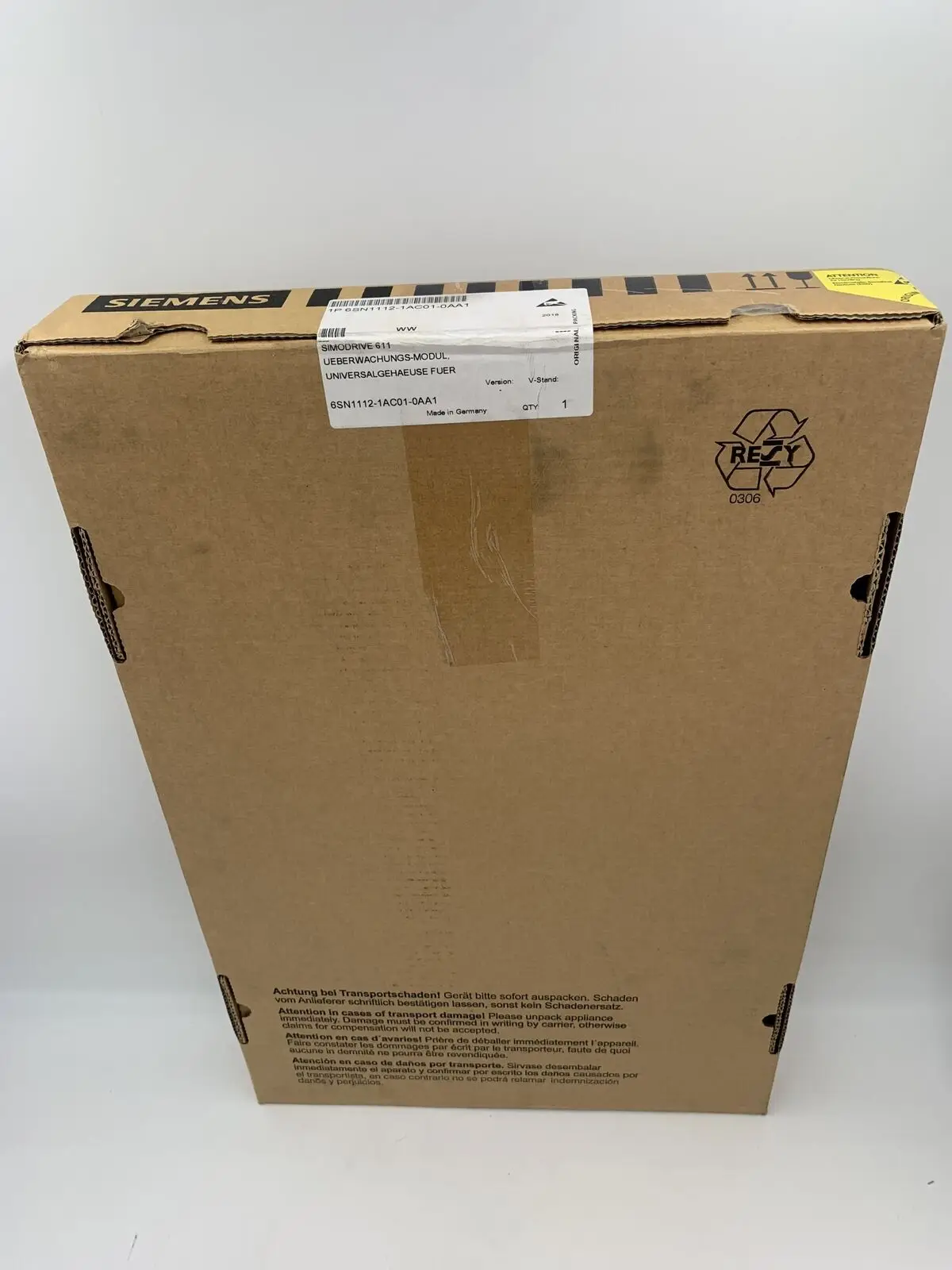 

6SN1112-1AC01-0AA1 Brand New Siemens 6SN1 112-1AC01-0AA1