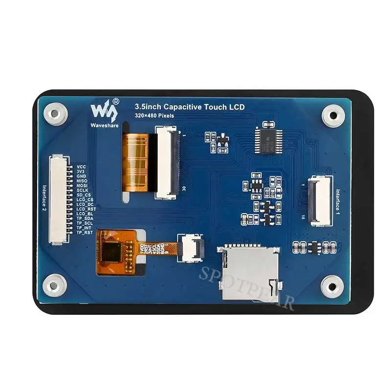 ESP32 3 5-дюймовый емкостный сенсорный ЖК-дисплей ST7796 FT6336 320x480 для Arduino/Raspberry Pi/Pico