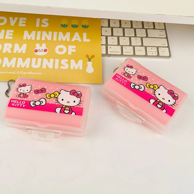 Органайзер для таблеток Hello Kitty дорожный портативный контейнер хранения милая