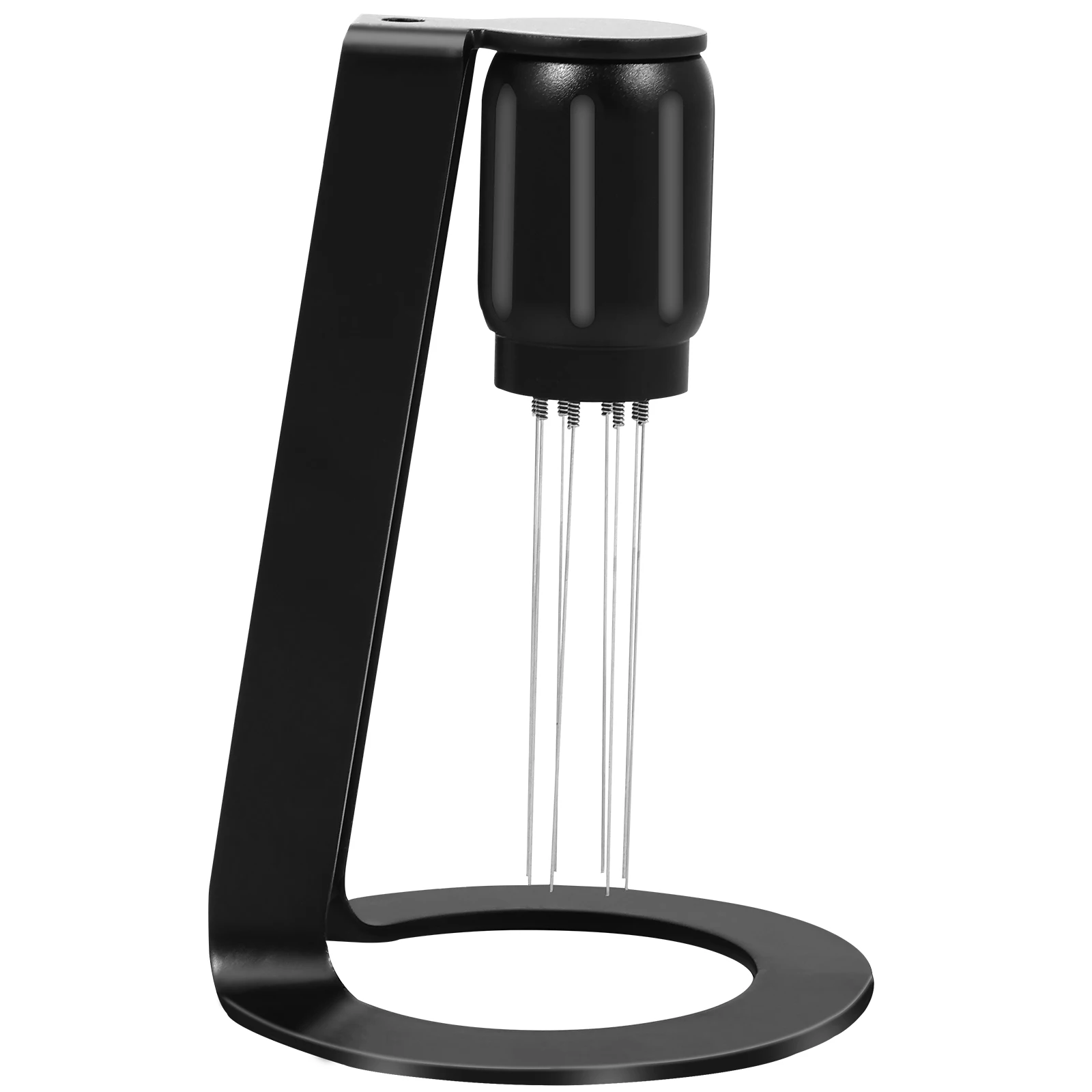 

Espresso Coffee Stirrer with Stand 0.4mm 8 Prong Coffee Stirrer Distributor with Magnetic Design Portable Espresso Distributor