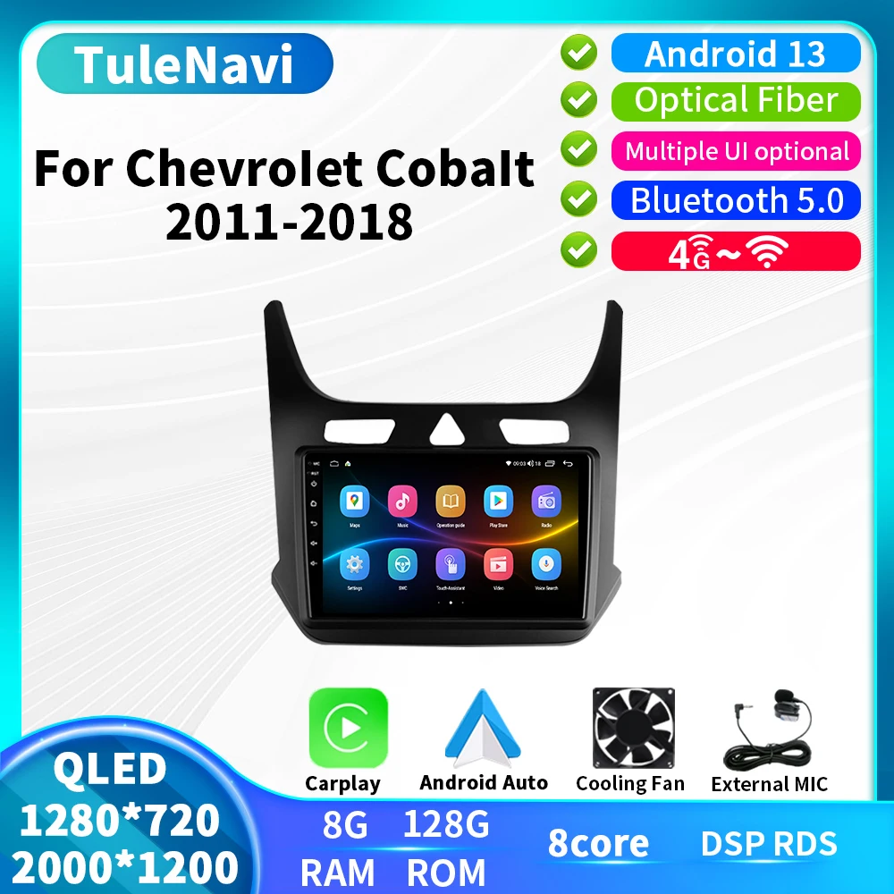 

Автомагнитола для Chevrolet Cobalt 2 2011-2018, мультимедийный видеоплеер, GPS-навигатор, Android, 2din