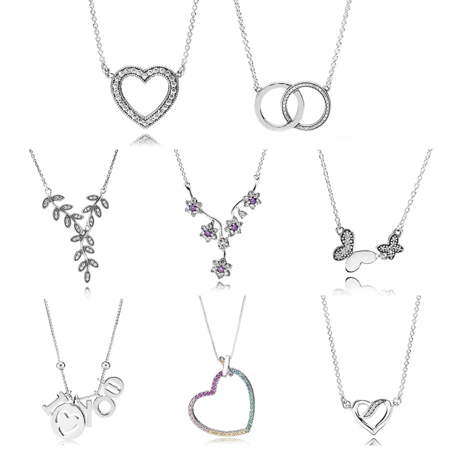 

Лидер продаж 2022, ювелирные изделия для женщин, подходят для оригинальных браслетов Pandora Pulseras Plata, DIY, подвески 100%, ранние браслеты