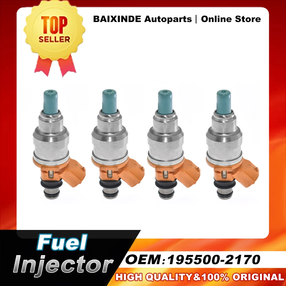 

4PCS OEM 1955002170 195500-2170 Fuel Injector Nozzle For DAIHATSU MOVE CUORE L6 New Original Auto Car Accessories