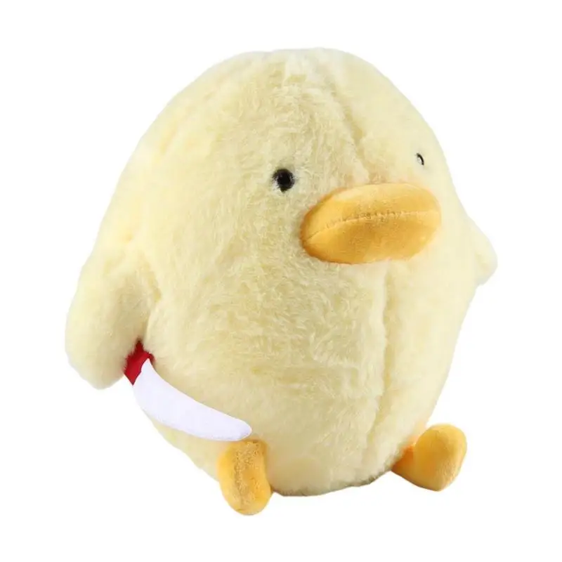 

Duck With Cutter Plush 25cm Stuffed Animal Pig Plush Kids Gift Children's Toys Gifts Pillow Plushie Stuffed Toys For Girlfriend