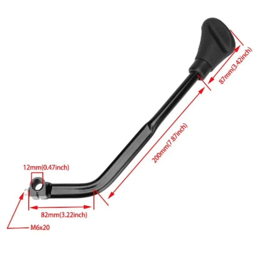 

Рычаг переключения передач мотоцикла подходит для ATV Quad Рычаг переключения передач Горизонтальный рычаг переключения передач с ручным управлением для ATV 50cc 70cc 90cc 110cc 125cc 1x