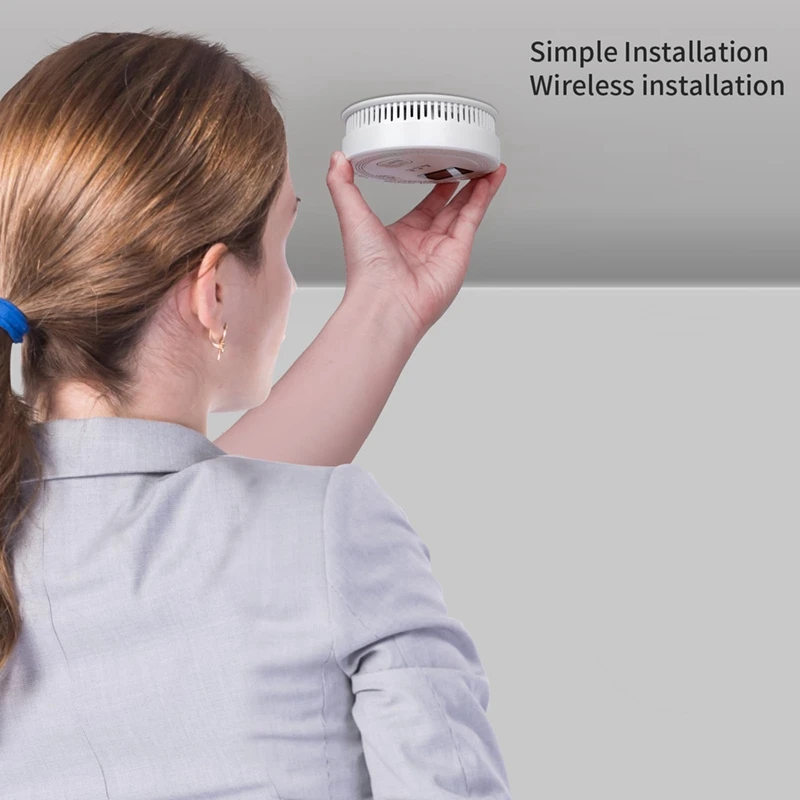 Сигнализация 2 в 1 детекторы оксида углерода 85 дБ для дома и кухни ЖК-экран