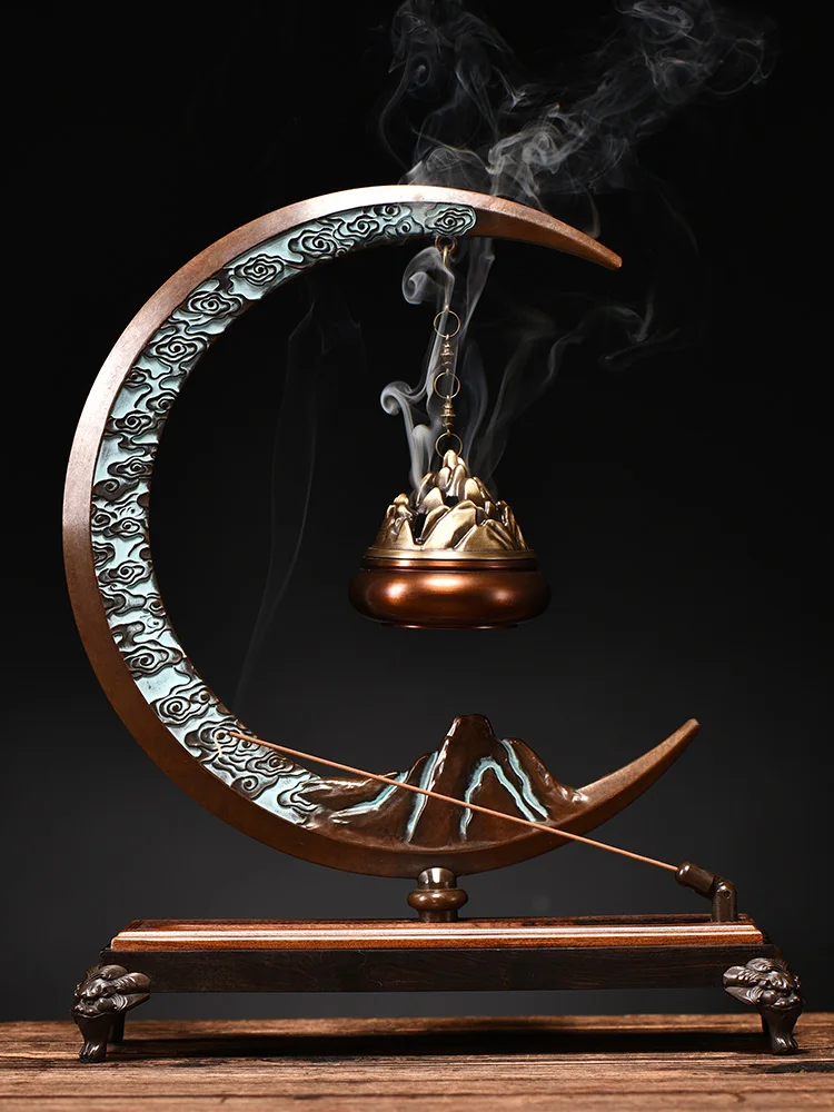 

Incense Burner Hanging Furnace Household Large Sandalwood Stove Incense Incense Inserted Incense Burner Ornaments
