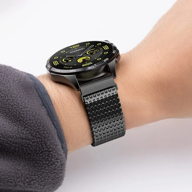 Фото Металлический ремешок для Samsung Galaxy Watch 7/6/5/4, магнитный браслет для Huawei Watch 4/3/GT5-4-3 Pro Amazfit GTR 4/GTS 4 Correa №3