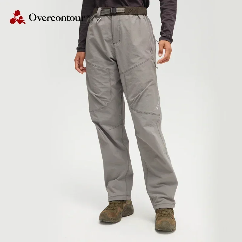 Overcontour x Ailaisen TaiYuan 4.0 Man / Women Outdoor Hiking Pants Quick Dry Mountaineering Softshell Tear Wear Resistant