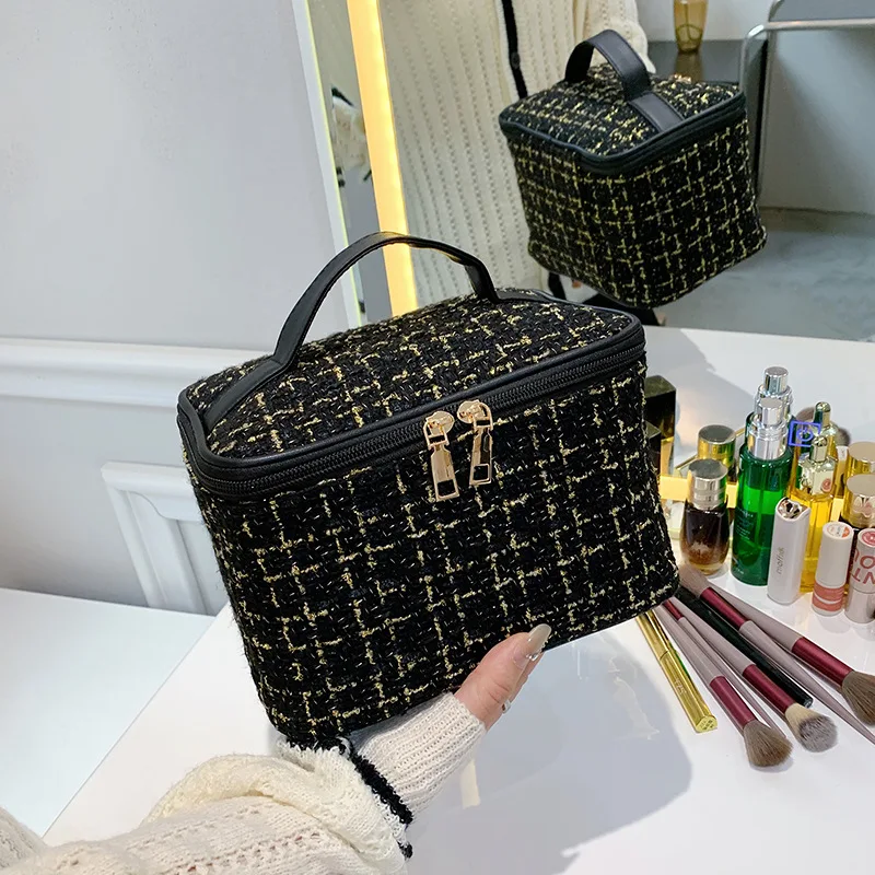 

Large Case Bag Travel Makeup 2023 Girl Cosmetic New Organizer Toiletries Capacity Brush For Multifunction Cosmetic Bag Portable