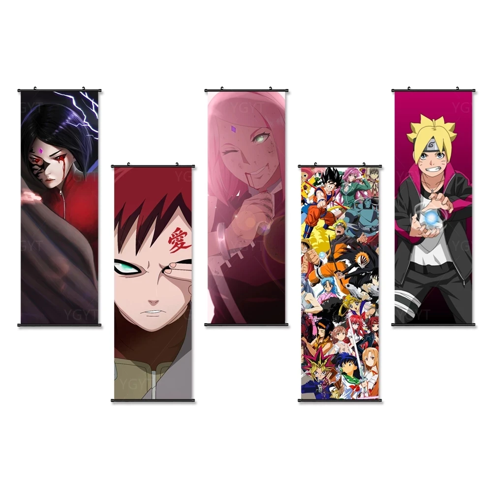 

Anime Naruto Canvas Kakashi Kaki Sasuke Itachi Character Bandai HD Prints Wall Artwork Home Decor Hanging Painting Poster Scroll