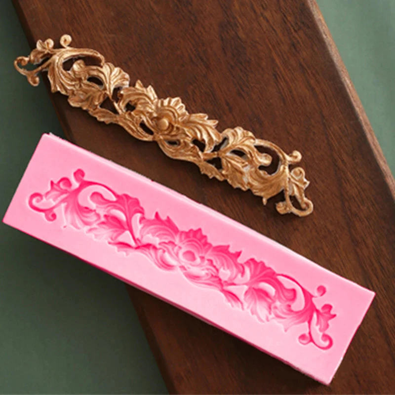 

Lace Silicone Mold Cake Decoration DIY Fondant Chocolate Mold Cupcake Decor Kitchen Baking Utensils Epoxy Resin Baking Tools