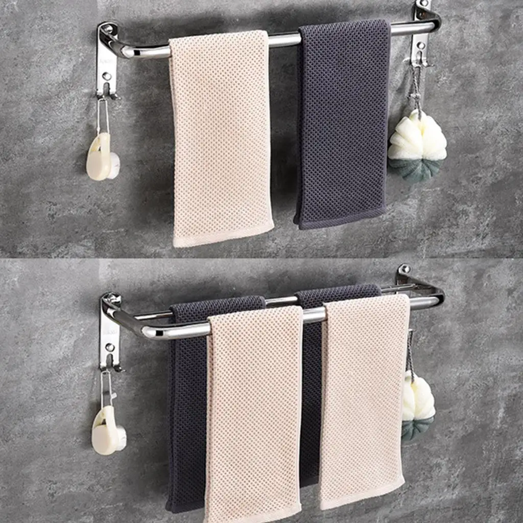 

Bath Towel Rack Holder Clothes Towel Hook Cabinet Closet Door Hanger for Bath Kitchen Wall Mounted, Bathroom Hardware